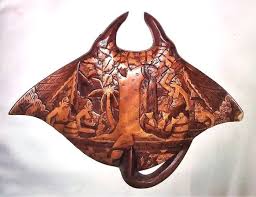 Palauan Stingray Sculpture